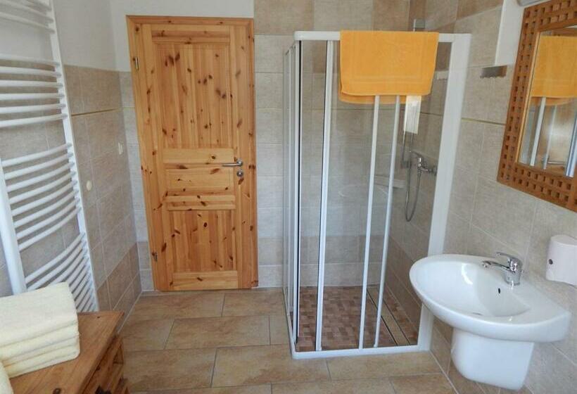 テラス付き1ベッドルームアパートメント, Pension + Apartments Tor Zum Spreewald