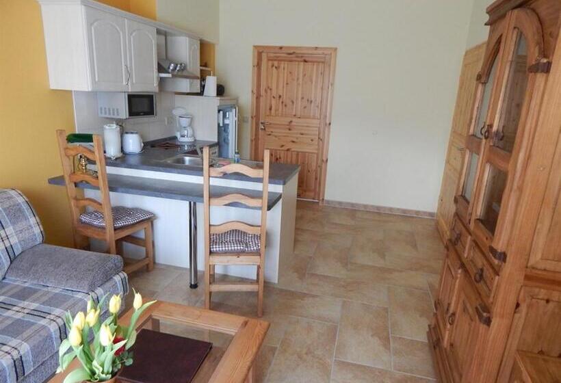 庭の見える1ベッドルームアパートメント, Pension + Apartments Tor Zum Spreewald