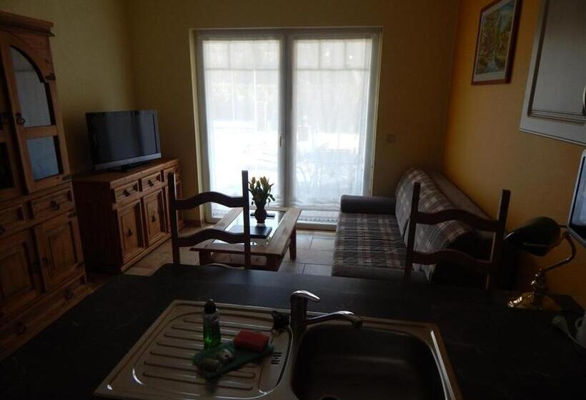 Апартаменты 1 Спальня Вид на Сад, Pension + Apartments Tor Zum Spreewald