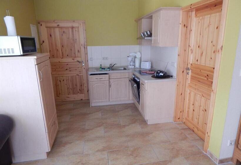 Апартаменты 1 Спальня Вид на Сад, Pension + Apartments Tor Zum Spreewald