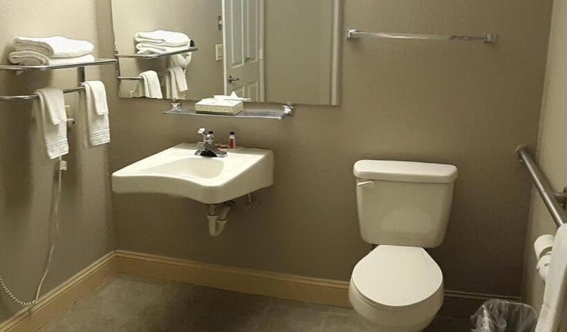 适合残疾人士使用的带超级大床的标准间, Super 8 By Wyndham Fort Chiswell Wytheville Area