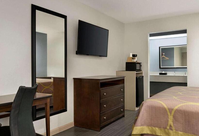 חדר סטנדרט עם מיטת קינג, Super 8 By Wyndham Houston/downtown/i 610