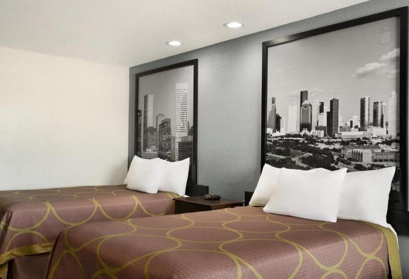 חדר סטנדרט שתי מיטות זוגיות, Super 8 By Wyndham Houston/downtown/i 610