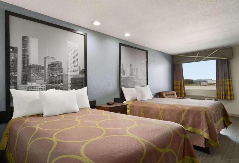 חדר סטנדרט שתי מיטות זוגיות, Super 8 By Wyndham Houston/downtown/i 610