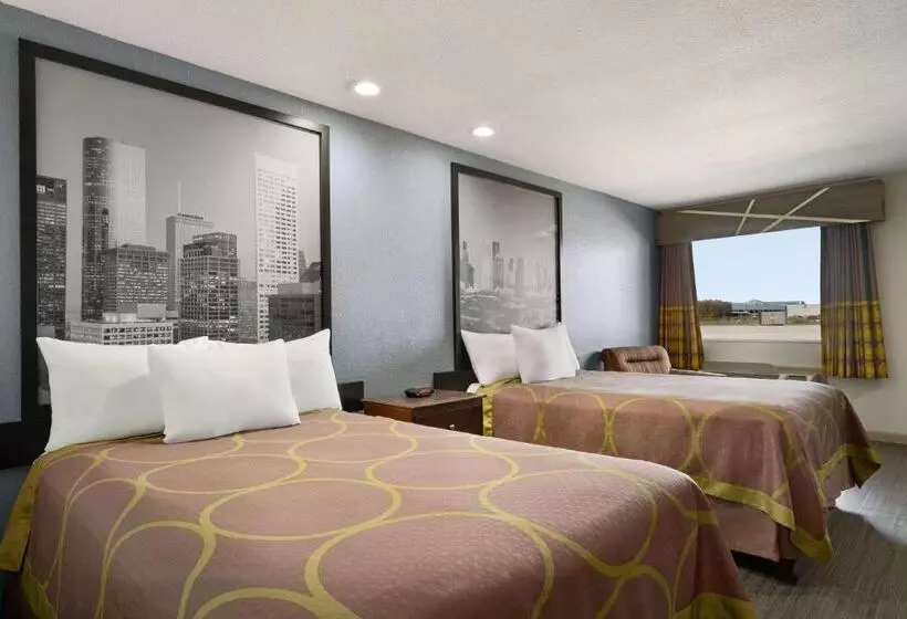２ダブルベッドのスタンダードルーム, Super 8 By Wyndham Houston/downtown/i 610