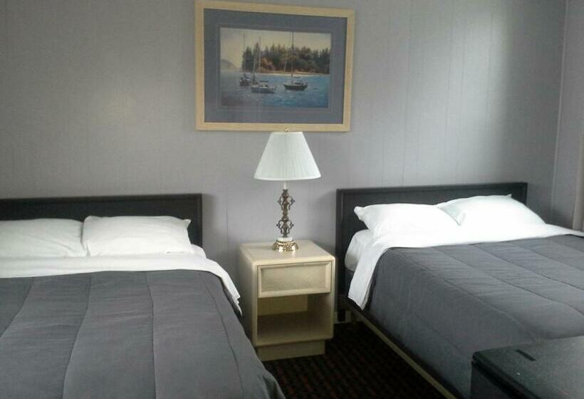 غرفه قياسيه سريرين مزدوجين, Bay Lake Inn   Frontiersman Motel