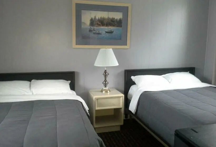 ２ダブルベッドのスタンダードルーム, Bay Lake Inn   Frontiersman Motel