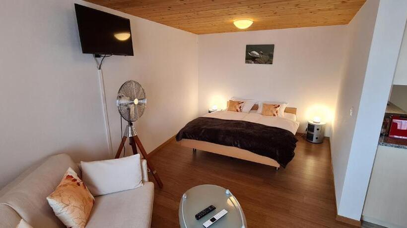 Standard studio with lake view, Hôtel Restaurant Cave Bel Air