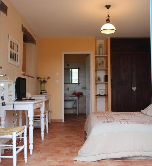 غرفة قياسية مطلّة علي الحديقة, La Maison Des Landes