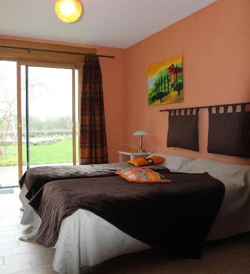 غرفة قياسية مطلّة علي الحديقة, La Maison Des Landes