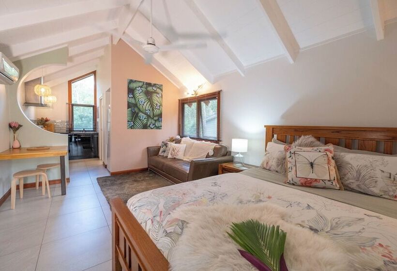 סטודיו סטנדרט מיטה זוגית, Airlie Beach Eco Cabins   Adults Only
