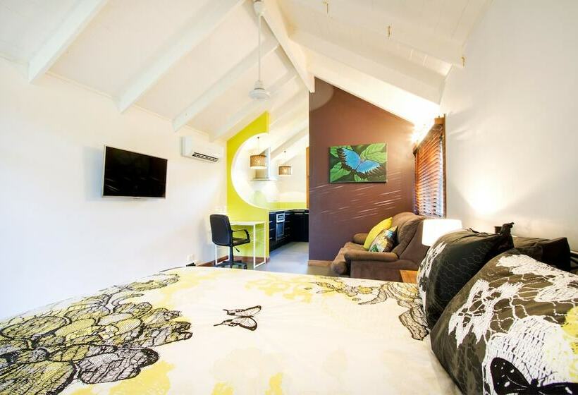 סטודיו סטנדרט מיטה זוגית, Airlie Beach Eco Cabins   Adults Only