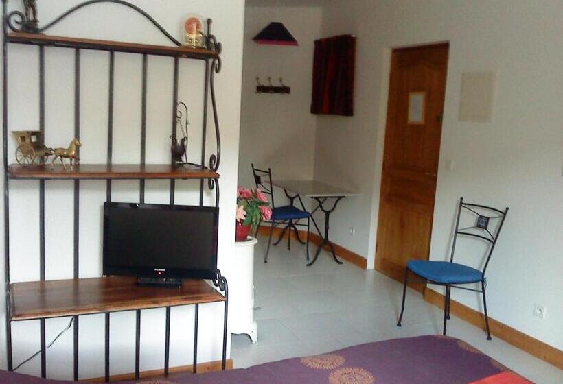 스탠다드 룸 풀장 전망, Le Mas De La Musardiere Chambres D Hotes