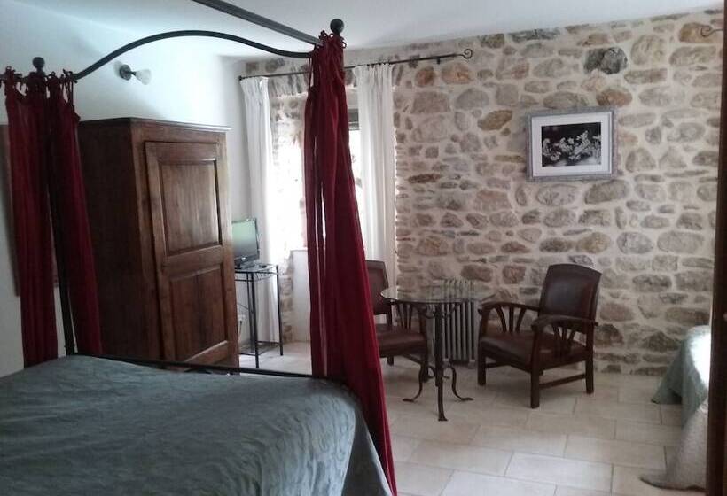 4인용 스탠다드 룸, Le Mas De La Musardiere Chambres D Hotes