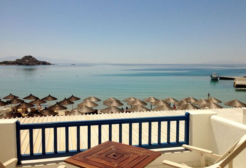 オーシャンビューのデラックストリプルルーム, Acrogiali Beachfront Hotel Mykonos