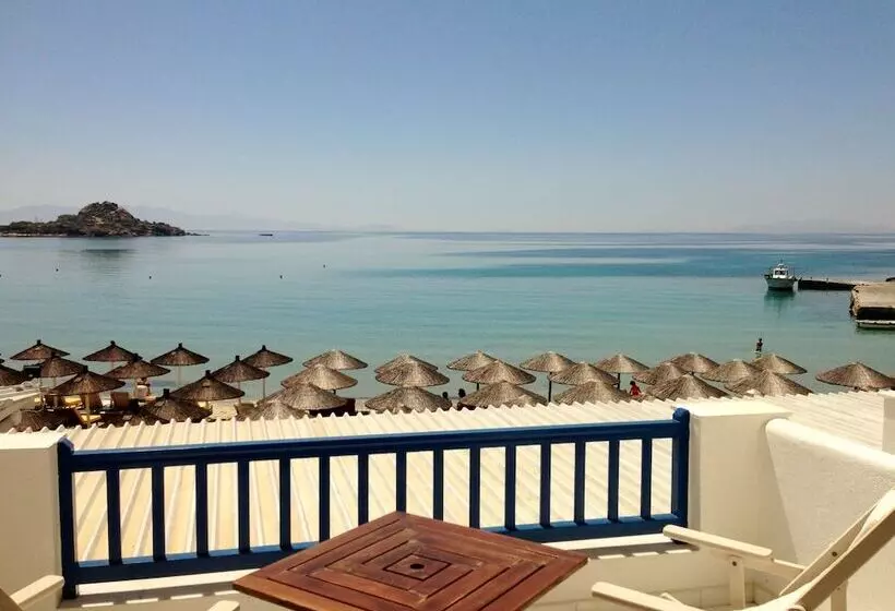 オーシャンビューのデラックストリプルルーム, Acrogiali Beachfront Hotel Mykonos