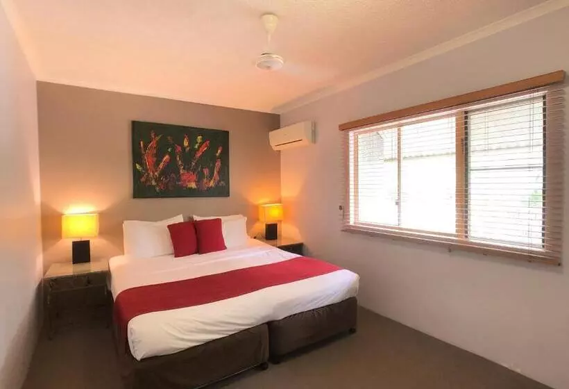 庭の見える１ベッドルームアパートメント, Cairns Beach Resort