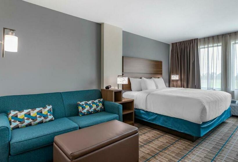Люкс Кровать Кинг, Mainstay Suites Waukeewest Des Moines