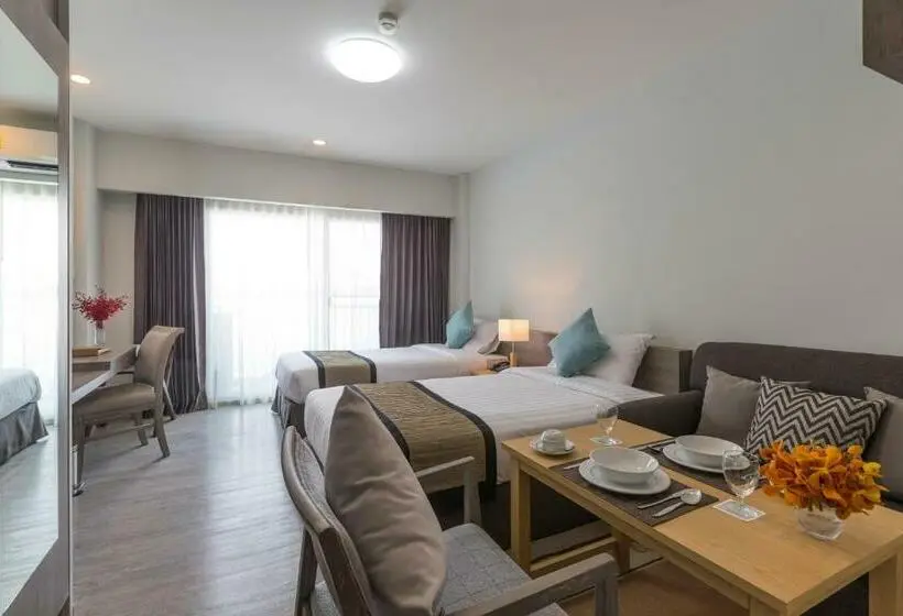 デラックスルーム, Kantary Hotel And Serviced Apartment, Amata, Bangpakong