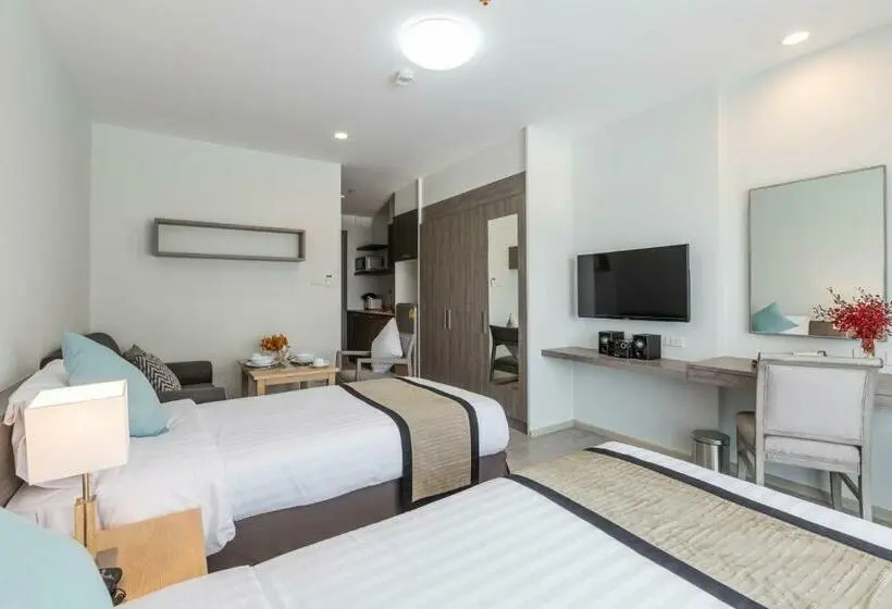 デラックスルーム, Kantary Hotel And Serviced Apartment, Amata, Bangpakong