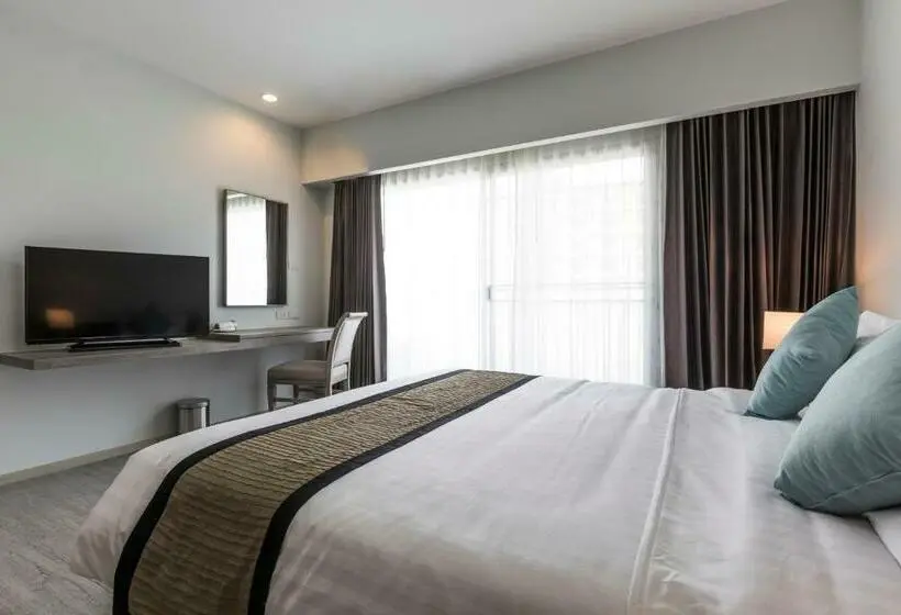 デラックスルーム, Kantary Hotel And Serviced Apartment, Amata, Bangpakong