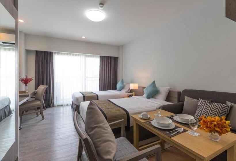 إستوديو قياسى, Kantary Hotel And Serviced Apartment, Amata, Bangpakong