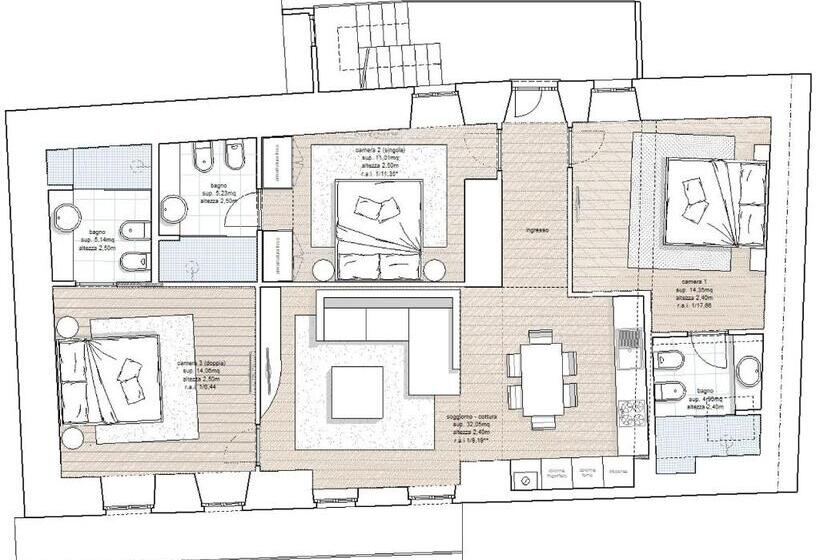 Апартаменты Deluxe 1 Спальня, Albergo Diffuso Vulcano Village