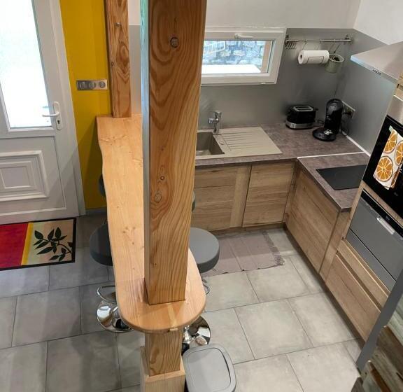 침실 1개 가든 전망 아파트, La Ferme De Montard