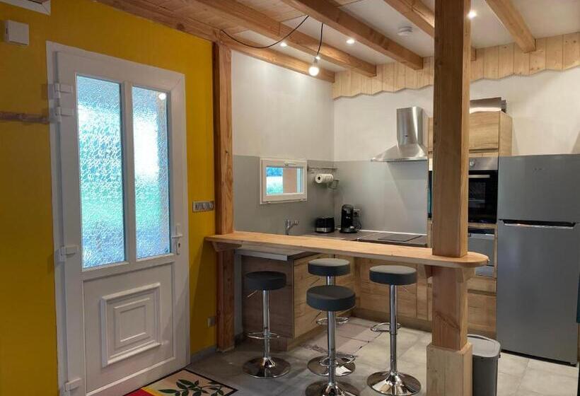 침실 1개 가든 전망 아파트, La Ferme De Montard