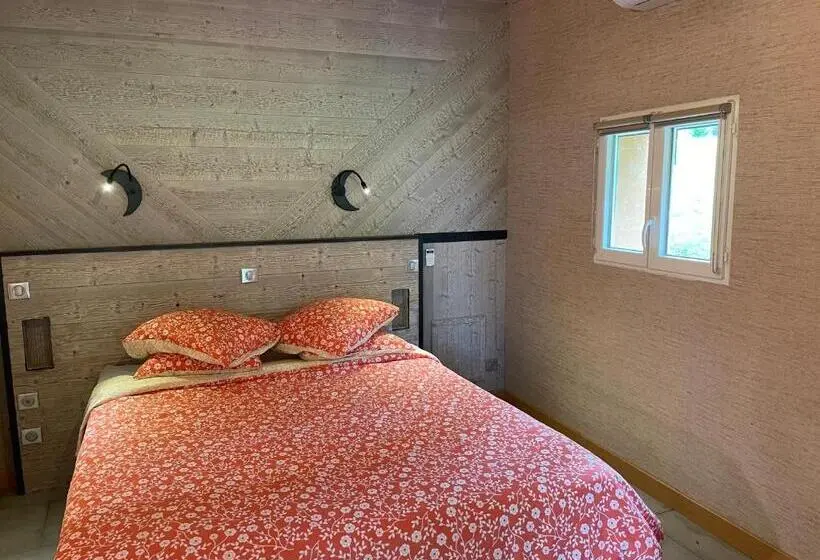庭の見える1ベッドルームアパートメント, La Ferme De Montard