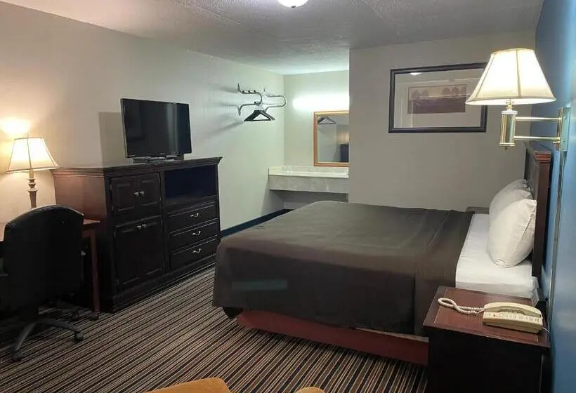 キングサイズベッドのスタンダードルーム, Budget Inn Motel