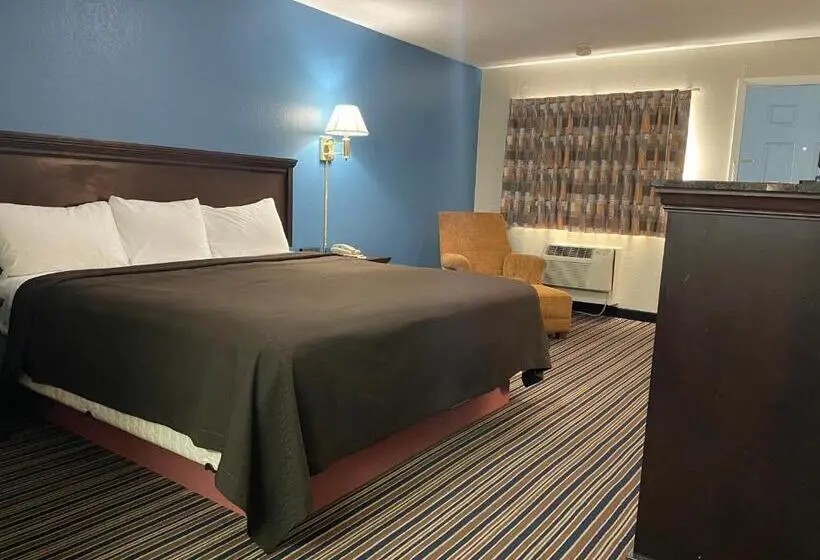 キングサイズベッドのスタンダードルーム, Budget Inn Motel