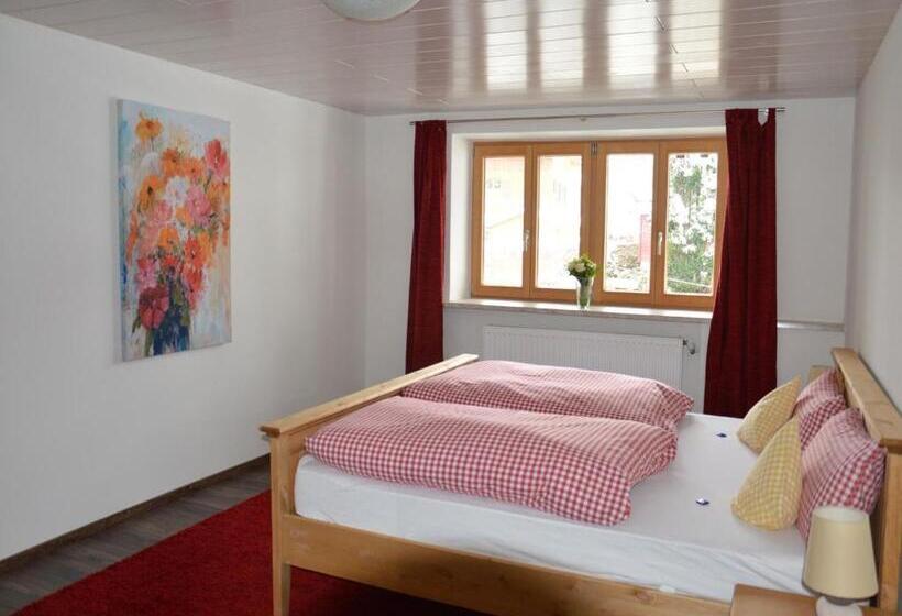 带1个卧室带花园景观的公寓, Pension Mittelallgäu