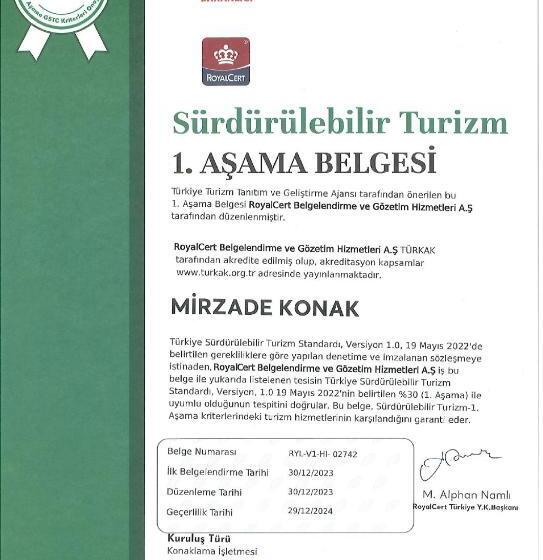 スーペリアールーム, Mirzade Konak