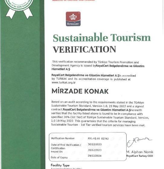 Balkonlu 4 kişilik Standart Oda, Mirzade Konak