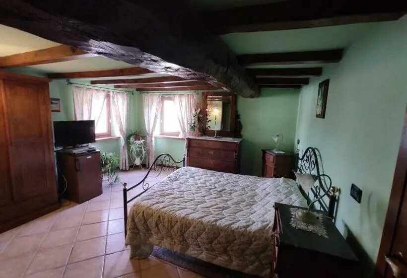 バルコニー付きデラックスルーム, Agriturismo Alpi