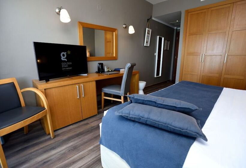 غرفة قياسية مطلّة علي البحر, Golden Star City Resort