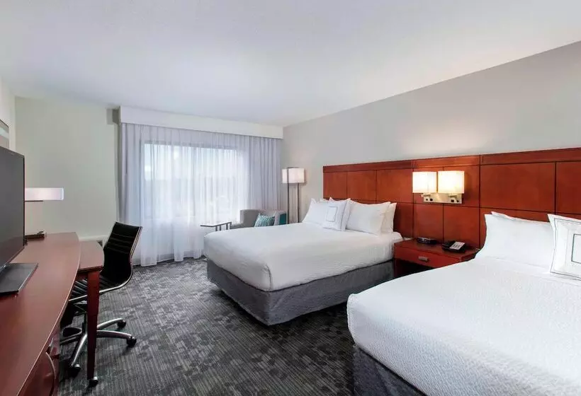 اتاق استاندارد با 2 تخت دوبل, Courtyard By Marriott Myrtle Beach Barefoot Landing