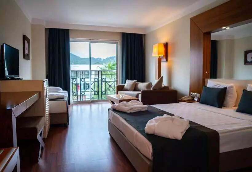 اتاق استاندارد با چشم‌انداز استخر, Meder Resort Hotel   Ultra All Inclusive