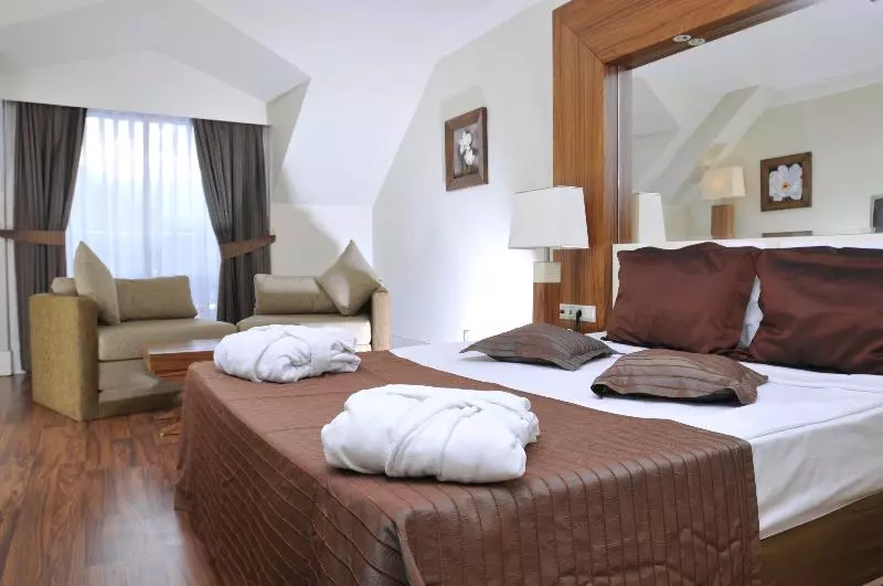اتاق استاندارد با چشم‌انداز استخر, Meder Resort Hotel   Ultra All Inclusive