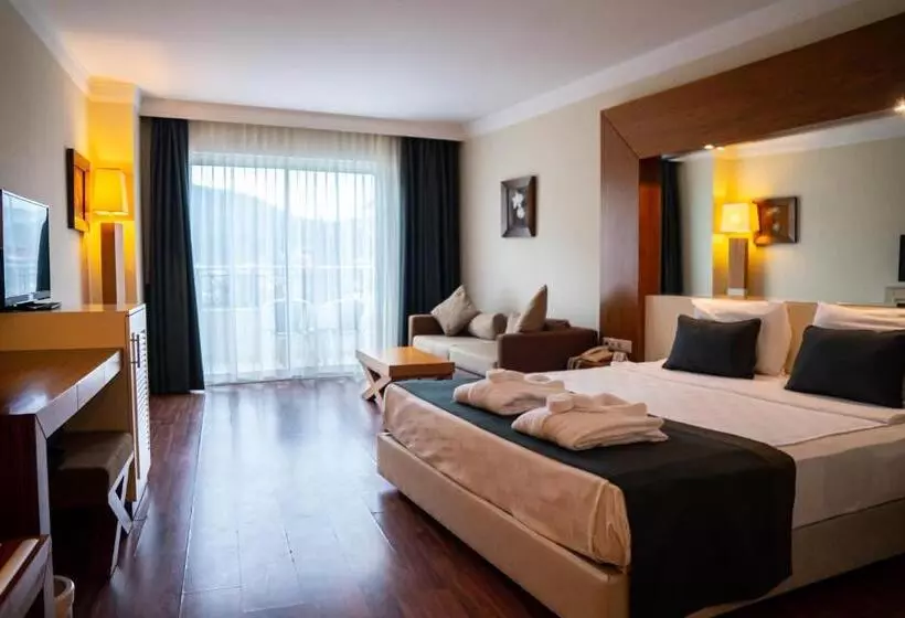 اتاق استاندارد با چشم‌انداز استخر, Meder Resort Hotel   Ultra All Inclusive