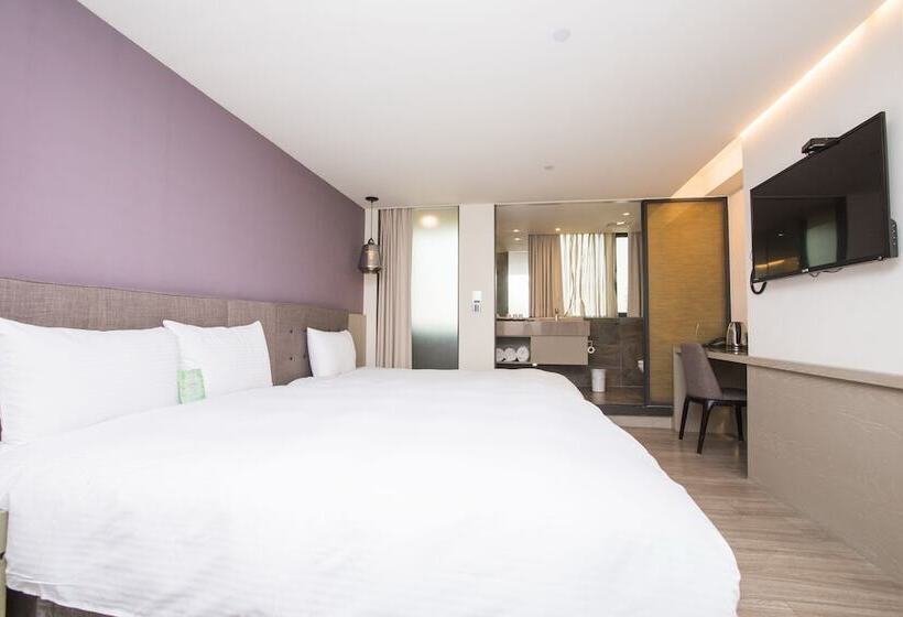 اتاق استاندارد سه نفره, Hub Hotel Kaohsiung Yawan Branch