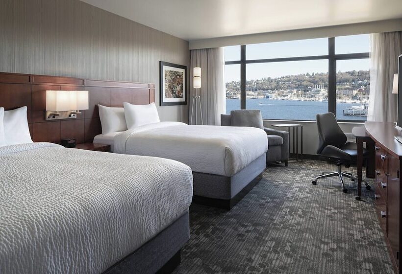 חדר סטנדרט שתי מיטות זוגיות, Courtyard Seattle Downtown/lake Union