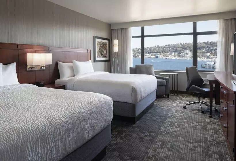 اتاق استاندارد با 2 تخت دوبل, Courtyard Seattle Downtown/lake Union