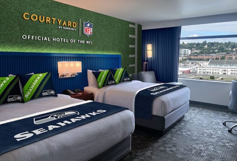 Номер Стандарт 2 Двуспальные Кровати, Courtyard Seattle Downtown/lake Union