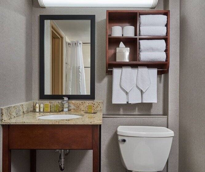 带2个双人床的标准工作室, Doubletree By Hilton Raleigh Crabtree Valley