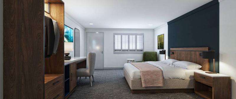 身障者適用キングサイズベッドルーム, The Hadsten Solvang, Tapestry Collection By Hilton