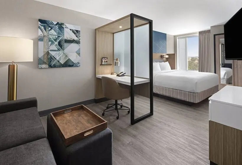 ダブルベッドのスタンダードスタジオ, Springhill Suites By Marriott East Rutherford Meadowlands Carlstadt