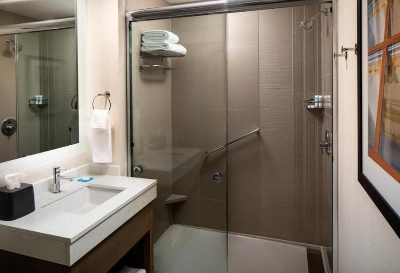 מיטת קינג בסוויטה, Hyatt House Tallahassee Capitol University