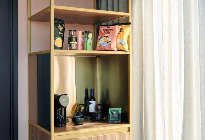 غرفة كلوب سرير كينج, Quincy Hotel Melbourne